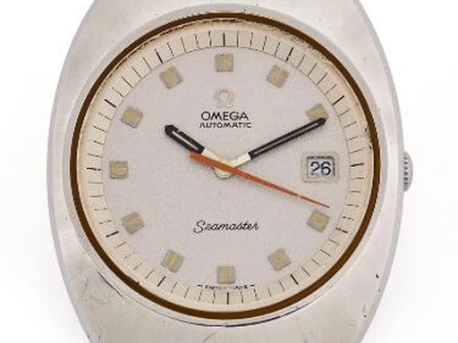 Title: Seamaster stål ref. 166.087 fra 1969 med automatisk optræk og datovisning (New)
Brand: Omega
Model: Seamaster
Ref: 166.087
Category: Sport
Diameter: 38mm
Functions: Dato
Year: 1969
Price: 3500
Condition: undefined
Dial Color: Hvid
Strap: Andet
Case material: Stål
Gender: Herre
Match: 100.0%
Billedet er ejet af Bruun Rasmussen (317667) Et Omega ur