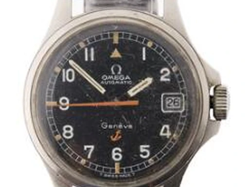 Title: Genève Admiralty in steel, ref. 166.038, 1968 (New)
Brand: Omega
Model: Genève Admiralty
Ref: 166.038
Category: Dress
Diameter: 35mm
Functions: Dato
Year: 1968
Price: 11000
Condition: undefined
Dial Color: Sort
Strap: Metal
Case material: Stål
Gender: Herre
Match: 100.0%
Billedet er ejet af Bruun Rasmussen (317573) Et Omega ur