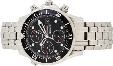 Title: Seamaster 300 Chronograph stål ref. 178.0523, 2008 (New)
Brand: Omega
Model: Seamaster 300 Chronograph
Ref: 178.0523
Category: Dykker
Diameter: 43mm
Functions: Kronograf, Dato
Year: 2008
Price: 19000
Condition: 8.5
Dial Color: Sort
Strap: Metal
Case material: Stål
Gender: Herre
Match: 100.0%
Billedet er ejet af Bruun Rasmussen (904682) Et Omega ur