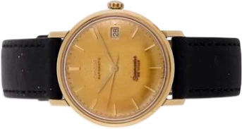 Titel: Seamaster De Ville ref. 166.020 i guld og stål (Nyhed)
Mærke: Omega
Model: Seamaster De Ville
Ref.: 166.020
Årgang: 1966
Tilbehør: Boks og Papirer
Pris: 5.000 kr.
Diameter: 34mm
Funktioner: Dato
Skivefarve: Guld
Rem: Læder
Kassemateriale: Guld
Kategori: Dress
Køn: Unisex
Match: 100.0%
Billedet ejes af Bruun Rasmussen (1205416) Et Omega ur