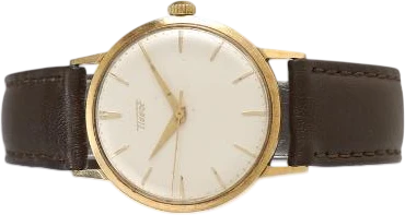 Title: Wristwatch of 14k gold with manual winding (New)
Brand: Tissot
Model:
Ref: K7456
Category: Dress
Diameter: 32mm
Functions:
Year:
Price: 5500
Condition: 6.0
Dial Color: Hvid
Strap: Læder
Case material: Guld
Gender: Herre
Match: 100.0%
Billedet er ejet af Bruun Rasmussen (904680) Et Tissot ur