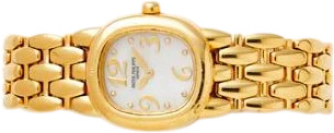 Titel: Ellipse of 18k gold, ref. 4830/1, 1990s
Mærke: Patek Philippe
Model: Ellipse
Ref.: 4830/1
Kategori: Dress
Diameter: 26mm
Funktioner: Dato
Årgang: 1990
Pris: 70000
Skivefarve: Hvid
Rem: Metal
Kassemateriale: Guld
Køn: Dame
Match: 100.0%
Billedet ejes af Bruun Rasmussen (931933) Et Patek Philippe ur