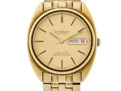 Title: Constellation Day-Date guldplated stål, ref. CD168.0057, 1975 (New)
Brand: Omega
Model: Constellation Day-Date
Ref: CD168.0057
Category: Dress
Diameter: 35mm
Functions: Dato, Ugedag
Year: 1975
Price: 10000
Condition: undefined
Dial Color: Guld
Strap: Metal
Case material: Andet
Gender: Herre
Match: 100.0%
Billedet er ejet af Bruun Rasmussen (467492) Et Omega ur