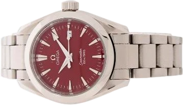 Title: Seamaster Aqua Terra i stål med quartz og datovisning
Brand: Omega
Model: Seamaster Aqua Terra
Ref: 596.11.10
Category: Dress
Diameter: 29mm
Functions: Dato
Year: 1998
Price: 9000
Condition: 6.0
Dial Color: Rød
Strap: Metal
Case material: Stål
Gender: Unisex
Match: 100.0%
Billedet er ejet af Bruun Rasmussen (566052) Et Omega ur