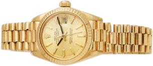 Titel: Datejust af 18 kt. guld, ref. 6917, 1982 (Nyhed)
Mærke: Rolex
Model: Datejust
Ref.: 6917
Årgang: 1982
Tilbehør:
Stand: 6.0 (Brugt)
Pris: 35.000 kr.
Diameter: 26mm
Funktioner: Dato
Skivefarve: Guld
Rem: Metal
Kassemateriale: Guld
Kategori: Dress
Køn: Dame
Match: 100.0%
Billedet ejes af Bruun Rasmussen (1013079) Et Rolex ur