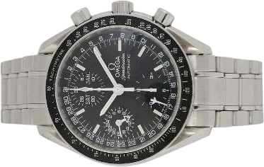Title: Speedmaster Reduced Triple Date stål, ref. 175.0084, 1998 (New)
Brand: Omega
Model: Speedmaster Reduced Triple Date
Ref: 175.0084
Category: Racing
Diameter: 39mm
Functions: Kronograf, Dato, Ugedag
Year: 1998
Price: 15000
Condition: 7.0
Dial Color: Sort
Strap: Metal
Case material: Stål
Gender: Herre
Match: 100.0%
Billedet er ejet af Bruun Rasmussen (768069) Et Omega ur