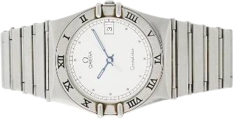 Title: Constellation stål quartz med dato, årgang 1996
Brand: Omega
Model: Constellation
Ref: 151030.00
Category: Dress
Diameter: 33mm
Functions: Dato
Year: 1996
Price: 6000
Condition: 7.0
Dial Color: Hvid
Strap: Metal
Case material: Stål
Gender: Unisex
Match: 100.0%
Billedet er ejet af Bruun Rasmussen (628632) Et Omega ur