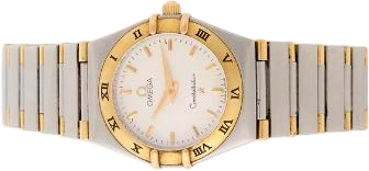Title: Constellation of 18k gold and steel, ref. 12723000, 1998
Brand: Omega
Model: Constellation
Ref: 12723000
Category: Dress
Diameter: 25mm
Functions: Dato
Year: 1998
Price: 5000
Condition: 7.0
Dial Color: Hvid
Strap: Metal
Case material: Guld
Gender: Dame
Match: 100.0%
Billedet er ejet af Bruun Rasmussen (628667) Et Omega ur