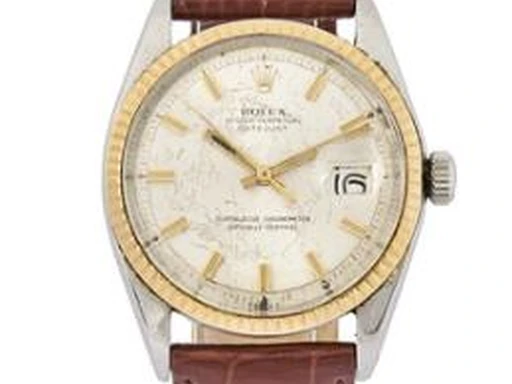 Title: Datejust i 18k guld og stål, ref. 1601, 1971 (New)
Brand: Rolex
Model: Datejust
Ref: 1601
Category: Dress
Diameter: 36mm
Functions: Dato
Year: 1971
Price: 16500
Condition: undefined
Dial Color: Hvid
Strap: Læder
Case material: Stål
Gender: Herre
Match: 100.0%
Billedet er ejet af Bruun Rasmussen (467486) Et Rolex ur