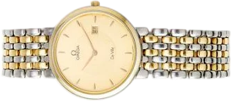 Titel: De Ville i 18 kt. guld og stål, ref. 396.2379 (Nyhed)
Mærke: Omega
Model: De Ville
Ref.: 396.2379
Årgang: 1991
Tilbehør:
Stand: 6.5 (Brugt)
Pris: 7.000 kr.
Diameter: 32mm
Funktioner: Dato
Skivefarve: Guld
Rem: Metal
Kassemateriale: Guld
Kategori: Dress
Køn: Unisex
Match: 100.0%
Billedet ejes af Bruun Rasmussen (1220638) Et Omega ur