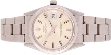 Titel: Oyster Perpetual Date af stål ref. 15000 fra 1982 (Nyhed)
Mærke: Rolex
Model: Oyster Perpetual Date
Ref.: 15000
Årgang: 1982
Tilbehør: Boks og Papirer
Stand: 6.0 (Brugt)
Pris: 27.500 kr.
Diameter: 34mm
Funktioner: Dato
Skivefarve: Hvid
Rem: Metal
Kassemateriale: Stål
Kategori: Dress
Køn: Herre
Match: 100.0%
Billedet ejes af Bruun Rasmussen (1013083) Et Rolex ur