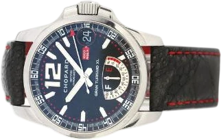 Title: Mille Miglia Grand Turismo XL of steel, Ref. 16/8457, 2007
Brand: Chopard
Model: Mille Miglia Grand Turismo XL
Ref: 16/8457
Category: Sport
Diameter: 47mm
Functions: Dato
Year: 2007
Price: 22500
Condition: 7.5
Dial Color: Sort
Strap: Læder
Case material: Stål
Gender: Herre
Match: 100.0%
Billedet er ejet af Bruun Rasmussen (566001) Et Chopard ur