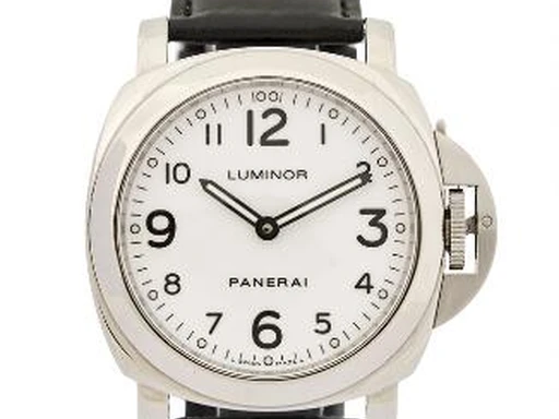 Title: Luminor of steel, ref. PAM00114, 2010s (New)
Brand: Panerai
Model: Luminor
Ref: PAM00114
Category: Dress
Diameter: 44mm
Functions: Dato
Year: 2010
Price: 25000
Condition: undefined
Dial Color: Hvid
Strap: Læder
Case material: Stål
Gender: Herre
Match: 100.0%
Billedet er ejet af Bruun Rasmussen (467451) Et Panerai ur