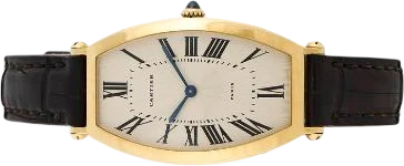 Titel: Tonneau of 18k gold with mechanical manual winding movement (Nyhed)
Mærke: Cartier
Model: 2626/1530
Ref.: null
Kategori: Dress
Diameter: nullmm
Funktioner:
Årgang: 1980
Pris: 75000
Stand: 7.0 (Brugt)
Skivefarve: Hvid
Rem: Læder
Kassemateriale: Guld
Køn: Unisex
Match: 100.0%
Billedet ejes af Bruun Rasmussen (963603) Et Cartier ur