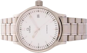 Title: Dynamic in steel, ref. 166.0312, automatic with date, 1998 (New)
Brand: Omega
Model: Dynamic
Ref: 166.0312
Category: Dress
Diameter: 36mm
Functions: Dato
Year: 1998
Price: 9000
Condition: 6.0
Dial Color: Hvid
Strap: Metal
Case material: Stål
Gender: Herre
Match: 100.0%
Billedet er ejet af Bruun Rasmussen (628684) Et Omega ur