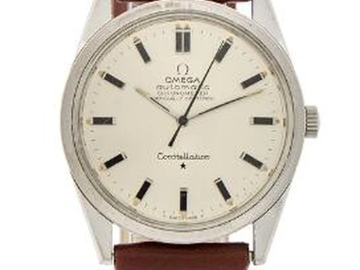 Title: Constellation of 18k white gold, ref. 167.021, 1966
Brand: Omega
Model: Constellation
Ref: 167.021
Category: Dress
Diameter: 33mm
Functions: Dato
Year: 1966
Price: 27500
Condition: undefined
Dial Color: Hvid
Strap: Læder
Case material: Guld
Gender: Herre
Match: 100.0%
Billedet er ejet af Bruun Rasmussen (417431) Et Omega ur