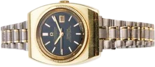 Titel: Constellation af forgyldt stål, ref. 568.015 (Nyhed)
Mærke: Omega
Model: Constellation
Ref.: 568.015
Årgang: 1969
Tilbehør:
Stand: 5.0 (Brugt)
Pris: 1.750 kr.
Diameter: 28mm
Funktioner: Dato
Skivefarve: Sort
Rem: Metal
Kassemateriale: Stål
Kategori: Dress
Køn: Dame
Match: 100.0%
Billedet ejes af Bruun Rasmussen (1057272) Et Omega ur