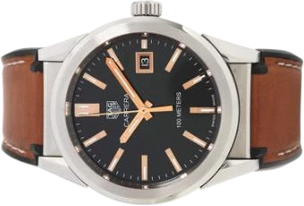 Titel: Carrera af stål med brun læder og sort gummi rem, quartz, Ø 36 mm, 2019 (Nyhed)
Mærke: Tag Heuer
Model: Carrera
Ref.: WBG1311
Årgang: 2019
Tilbehør: Boks og Papirer
Stand: 9.0 (Brugt)
Pris: 4.500 kr.
Diameter: 36mm
Funktioner: Dato
Skivefarve: Sort
Rem: Læder
Kassemateriale: Stål
Kategori: Dress
Køn: Herre
Match: 100.0%
Billedet ejes af Bruun Rasmussen (1013049) Et Tag Heuer ur