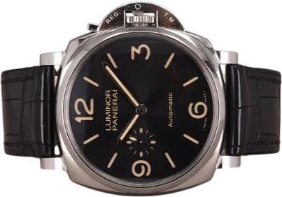 Titel: Luminor Due PAM674 (Nyhed)
Mærke: Panerai
Model: Luminor
Ref.: PAM00674
Kategori: Dress
Diameter: 45mm
Funktioner: Dato
Årgang:
Pris: 32000
Stand: 8.0 (Brugt)
Skivefarve: Sort
Rem: Læder
Kassemateriale: Stål
Køn: Herre
Match: 100.0%
Billedet ejes af Chrono (947025) Et Panerai ur