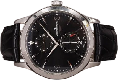 Title: Hometime Aston Martin Edition
Brand: Jaeger-LeCoultre
Model: Master Homtime Aston Martin
Ref: Q162847N
Category: Dress
Diameter: 40mm
Functions: GMT, Dato
Year: 2014
Price: 42000
Condition: 8.0
Dial Color: Sort
Strap: Læder
Case material: Stål
Gender: Herre
Match: 100.0%
Billedet er ejet af Chrono (733286) Et Jaeger-LeCoultre ur