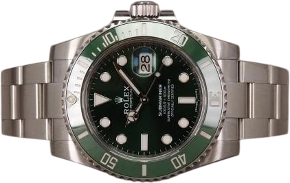 Title: Submariner “Hulk” 116610LV - 8/2019 (New)
Brand: Rolex
Model: Submariner "Hulk"
Ref: 116610LV
Category: Dykker
Diameter: 40mm
Functions: Dato
Year: 2019
Price: 130000
Condition: 8.0
Dial Color: Grøn
Strap: Metal
Case material: Stål
Gender: Herre
Match: 100.0%
Billedet er ejet af Chrono (904817) Et Rolex ur