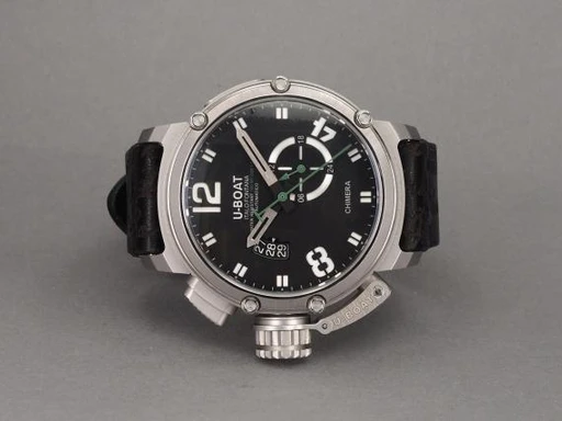 Title: Chimera Solo Tempo Ltd.
Brand: U-Boat
Model: Chimera Solo Tempo
Ref: 8529
Category: Sport
Diameter: 46mm
Functions: Dato
Year: 2022
Price: 14000
Condition: undefined
Dial Color: Sort
Strap: Læder
Case material: Stål
Gender: Herre
Match: 100.0%
Billedet er ejet af Chrono (153808) Et U-Boat ur