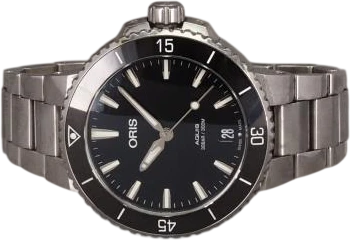 Title: Aquis Date - 0173377314154
Brand: Oris
Model: Oris Aquis Date
Ref: 01 733 7737 4154
Category: Dykker
Diameter: 36mm
Functions: Dato
Year: 2024
Price: 10000
Condition: 9.0
Dial Color: Sort
Strap: Metal
Case material: Stål
Gender: Herre
Match: 100.0%
Billedet er ejet af Chrono (170222) Et Oris ur