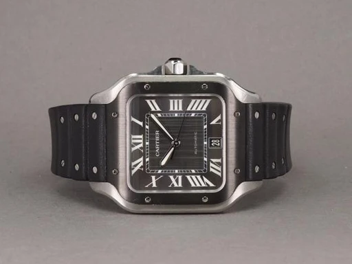 Title: Santos De Cartier WSSA0037
Brand: Cartier
Model: Santos De Santos ADLC
Ref: WSSA0037
Category: Dress
Diameter: 39mm
Functions: Dato
Year: 2022
Price: 48000
Condition: undefined
Dial Color: Grå
Strap: Andet
Case material: Stål
Gender: Herre
Match: 100.0%
Billedet er ejet af Chrono (243337) Et Cartier ur