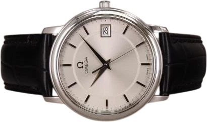 Title: De Ville Prestige Quartz 4810.31.01 (New)
Brand: Omega
Model: De Ville Prestige Quartz
Ref: 4810.31.01
Category: Dress
Diameter: 34mm
Functions: Dato
Year:
Price: 9000
Condition: 8.0
Dial Color: Sølv
Strap: Læder
Case material: Stål
Gender: Herre
Match: 100.0%
Billedet er ejet af Chrono (886540) Et Omega ur