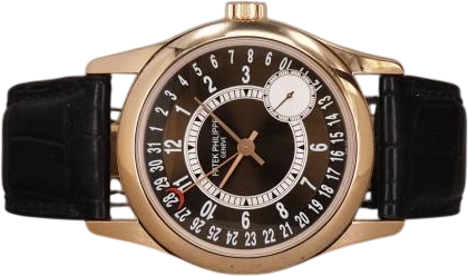 Titel: Calatrava 6000R - 2023 PP service
Mærke: Patek Philippe
Model: Calatrava
Ref.: 6000R-001
Årgang: 2012
Tilbehør: Boks og Papirer
Stand: 8.0 (Brugt)
Pris: 185.000 kr.
Diameter: 37mm
Funktioner: Dato
Skivefarve: Brun
Rem: Andet
Kassemateriale: Guld
Kategori: Dress
Køn: Herre
Match: 100.0%
Billedet ejes af Chrono (980470) Et Patek Philippe ur