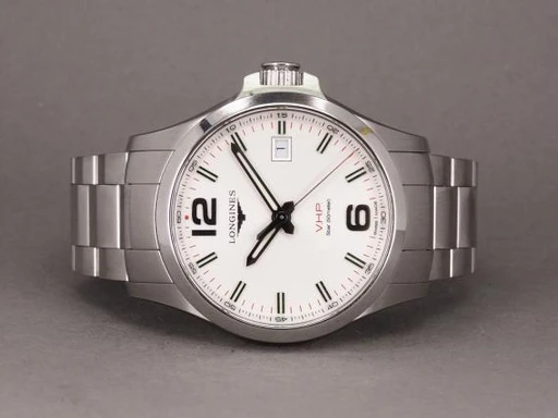 Title: Conquest V.H.P. L3.726.4.76.6
Brand: Longines
Model: Longines Conquest V.H.P.
Ref: L3.726.4.76.6
Category: Sport
Diameter: 43mm
Functions: Dato
Year: 2022
Price: 7000
Condition: undefined
Dial Color: Sølv
Strap: Metal
Case material: Stål
Gender: Herre
Match: 100.0%
Billedet er ejet af Chrono (101145) Et Longines ur
