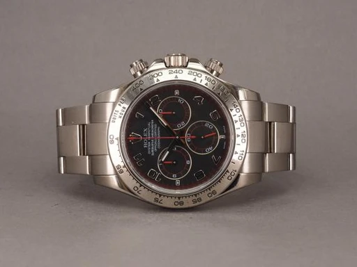 Title: Daytona WG 116509 - M series
Brand: Rolex
Model: Daytona WG
Ref: 116509
Category: Racing
Diameter: 40mm
Functions: Kronograf
Year: 2007
Price: 225000
Condition: undefined
Dial Color: Sort
Strap: Metal
Case material: Guld
Gender: Herre
Match: 100.0%
Billedet er ejet af Chrono (300282) Et Rolex ur
