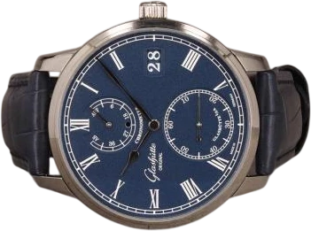 Title: Senator Chronometer WG
Brand: Glashütte Original
Model: Original Senator Chronometer WG
Ref: 1-58-01-05-34-30
Category: Dress
Diameter: 42mm
Functions: Dato
Year: 2024
Price: 150000
Condition: 10.0
Dial Color: Blå
Strap: Læder
Case material: Guld
Gender: Herre
Match: 100.0%
Billedet er ejet af Chrono (141070) Et Glashütte Original ur