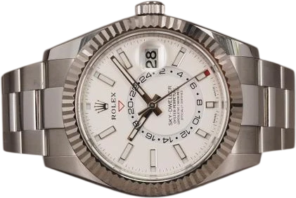 Titel: Sky-Dweller 326934 - 11/2017 (Nyhed)
Mærke: Rolex
Model: Sky-Dweller
Ref.: 326934
Årgang: 2017
Tilbehør: Boks og Papirer
Stand: 8.0 (Brugt)
Pris: 105.000 kr.
Diameter: 42mm
Funktioner: GMT, Dato
Skivefarve: Sølv
Rem: Metal
Kassemateriale: Stål
Kategori: Sport
Køn: Herre
Match: 100.0%
Billedet ejes af Chrono (1107956) Et Rolex ur