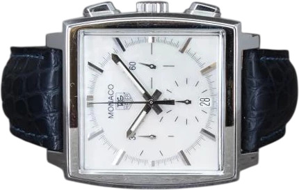 Title: Monaco MOP - 2023 TAG service
Brand: Tag Heuer
Model: Monaco
Ref: CW2119
Category: Racing
Diameter: 38mm
Functions: Dato
Year: 2009
Price: 28000
Condition: 8.0
Dial Color: Hvid
Strap: Læder
Case material: Stål
Gender: Herre
Match: 100.0%
Billedet er ejet af Chrono (101293) Et Tag Heuer ur