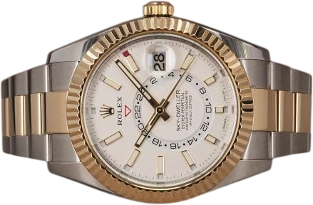 Titel: Sky-Dweller G/S 326933 - DK sæt (Nyhed)
Mærke: Rolex
Model: Sky-Dweller G/S
Ref.: 326933
Årgang: 2017
Tilbehør: Boks og Papirer
Stand: 8.0 (Brugt)
Pris: 116.000 kr.
Diameter: 42mm
Funktioner: GMT, Dato
Skivefarve: Guld
Rem: Metal
Kassemateriale: Andet
Kategori: Sport
Køn: Herre
Match: 100.0%
Billedet ejes af Chrono (1161338) Et Rolex ur