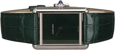 Title: Tank Must - WSTA0056
Brand: Cartier
Model: Tank Must Green
Ref: WSTA0056
Category: Dress
Diameter: 33mm
Functions:
Year: 2022
Price: 25000
Condition: 9.0
Dial Color: Grøn
Strap: Læder
Case material: Stål
Gender: Unisex
Match: 100.0%
Billedet er ejet af Chrono (496933) Et Cartier ur