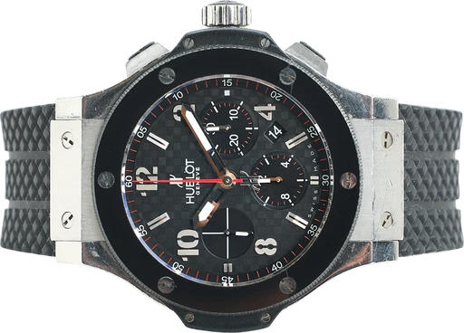 Titel: Big Bang (Nyhed)
Mærke: Hublot
Model: Big Bang
Ref.: 301.SB.131.RX
Årgang:
Tilbehør:
Pris: 40.499 kr.
Diameter: 44mm
Funktioner: Kronograf, Dato
Skivefarve: Sort
Rem: Gummi
Kassemateriale: Andet
Kategori: Sport
Køn: Herre
Match: 100.0%
Billedet ejes af Chrono Collective (1151917) Et Hublot ur