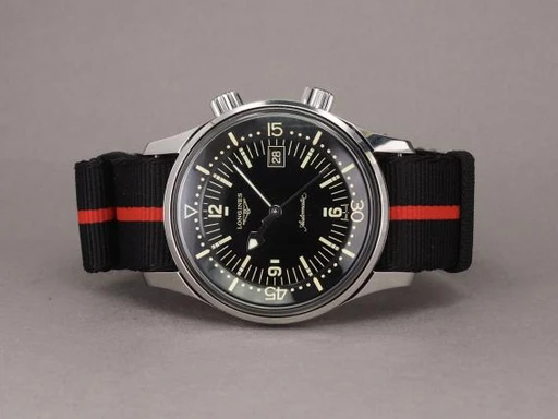 Title: Legend Diver
Brand: Longines
Model: Legend Diver
Ref: L3.774.4.50.9
Category: Dykker
Diameter: 42mm
Functions: Dato
Year: 2019
Price: 14000
Condition: undefined
Dial Color: Sort
Strap: Andet
Case material: Stål
Gender: Herre
Match: 100.0%
Billedet er ejet af Chrono (266798) Et Longines ur