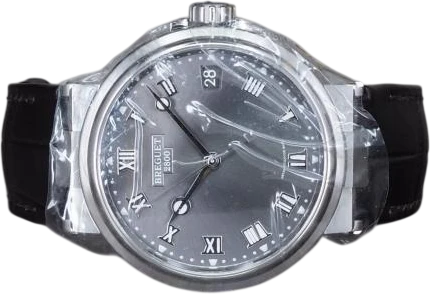 Title: Marine Titanium - Mint 2023
Brand: Breguet
Model: Marine Titanium
Ref: 5517TI/G2/9ZU
Category: Dress
Diameter: 40mm
Functions: Dato
Year: 2023
Price: 90000
Condition: 10.0
Dial Color: Grå
Strap: Læder
Case material: Titanium
Gender: Herre
Match: 100.0%
Billedet er ejet af Chrono (101254) Et Breguet ur