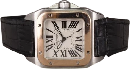 Title: Santos 100 2878 - DK sæt
Brand: Cartier
Model: Santos 100
Ref: 2878
Category: Dress
Diameter: 33mm
Functions:
Year: 2008
Price: 40000
Condition: 8.0
Dial Color: Hvid
Strap: Læder
Case material: Stål
Gender: Herre
Match: 100.0%
Billedet er ejet af Chrono (347687) Et Cartier ur
