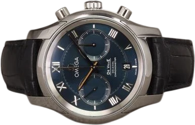 Title: De Ville Hour Vision Co-Axial 42mm
Brand: Omega
Model: De Ville Hour Vision Co-Axial Chronograph
Ref: 431.13.42.51.03.001
Category: Dress
Diameter: 42mm
Functions: Dato, Kronograf
Year: 2016
Price: 28000
Condition: 8.0
Dial Color: Blå
Strap: Læder
Case material: Stål
Gender: Herre
Match: 100.0%
Billedet er ejet af Chrono (109910) Et Omega ur