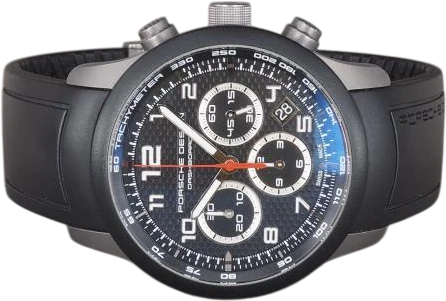 Title: P6612 Dashboard
Brand: Porsche Design
Model: P6612 Dashboard
Ref: 6612.15.45
Category: Racing
Diameter: 42mm
Functions: Dato, Kronograf
Year: 2010
Price: 17000
Condition: 8.0
Dial Color: Sort
Strap: Andet
Case material: Titanium
Gender: Herre
Match: 100.0%
Billedet er ejet af Chrono (101363) Et Porsche Design ur