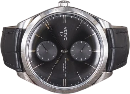 Title: De Ville Master Chronometer
Brand: Omega
Model: De Ville Trésor Co-Axial Master Chronometer
Ref: 435.13.40.22.01.001
Category: Dress
Diameter: 40mm
Functions: Dato
Year: 2023
Price: 47000
Condition: 10.0
Dial Color: Sort
Strap: Læder
Case material: Stål
Gender: Herre
Match: 100.0%
Billedet er ejet af Chrono (101331) Et Omega ur