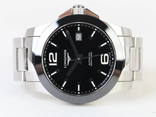 Title: Conquest
Brand: Longines
Model: Conquest
Ref: L3.657.4
Category: Dykker
Diameter: 41mm
Functions: Dato
Year: 2014
Price: 7500
Condition: undefined
Dial Color: Sort
Strap: Metal
Case material: Stål
Gender: Herre
Match: 100.0%
Billedet er ejet af Chrono Collective (102389) Et Longines ur