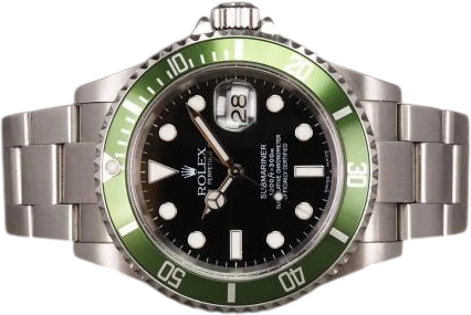 Title: Submariner 16610LV Mk1 - Press kit (Kermit)
Brand: Rolex
Model: Submariner "Kermit" MK1
Ref: 16610LV
Category: Dykker
Diameter: 40mm
Functions: Dato
Year: 2004
Price: 169000
Condition: 8.0
Dial Color: Sort
Strap: Metal
Case material: Stål
Gender: Herre
Match: 100.0%
Billedet er ejet af Chrono (101091) Et Rolex ur