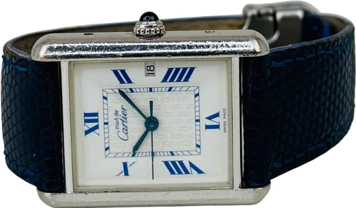 Title: Tank
Brand: Cartier
Model: Tank
Ref: 2414
Category: Dress
Diameter: 25mm
Functions: Dato
Year:
Price: 14499
Condition: 7.0
Dial Color: Hvid
Strap: Andet
Case material: Andet
Gender: Dame
Match: 100.0%
Billedet er ejet af Chrono Collective (856893) Et Cartier ur