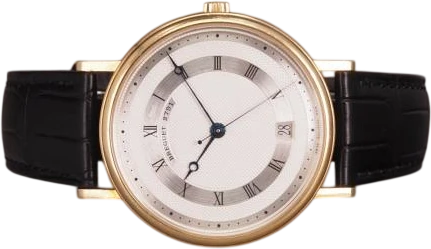 Title: Classique 5930BA - 18K
Brand: Breguet
Model: Classique 18K
Ref: 5930BA12.984
Category: Dress
Diameter: 36mm
Functions: Dato
Year: 2002
Price: 58000
Condition: 8.0
Dial Color: Hvid
Strap: Læder
Case material: Guld
Gender: Herre
Match: 100.0%
Billedet er ejet af Chrono (101114) Et Breguet ur