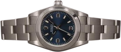 Title: Lady Oyster Perpetual 76080
Brand: Rolex
Model: OP26 Lady
Ref: 76080
Category: Dress
Diameter: 26mm
Functions:
Year: 2000
Price: 25000
Condition: 8.0
Dial Color: Blå
Strap: Metal
Case material: Stål
Gender: Dame
Match: 100.0%
Billedet er ejet af Chrono (270596) Et Rolex ur