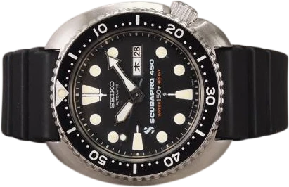 Title: Diver Scubapro 6306-7001
Brand: Seiko
Model: Diver "Scubapro"
Ref: 6306-7001
Category: Dykker
Diameter: 44mm
Functions: Dato, Ugedag
Year:
Price: 23000
Condition: 8.0
Dial Color: Sort
Strap: Andet
Case material: Stål
Gender: Herre
Match: 100.0%
Billedet er ejet af Chrono (397479) Et Seiko ur